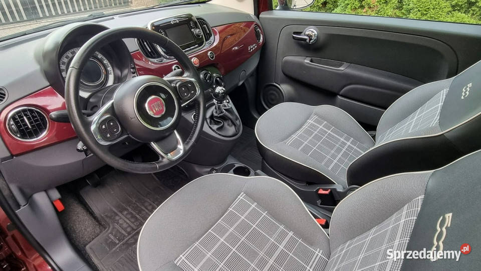 Fiat 500 Panorama Lift Alu GWARANCJA Zakup Door garażowany Płońsk