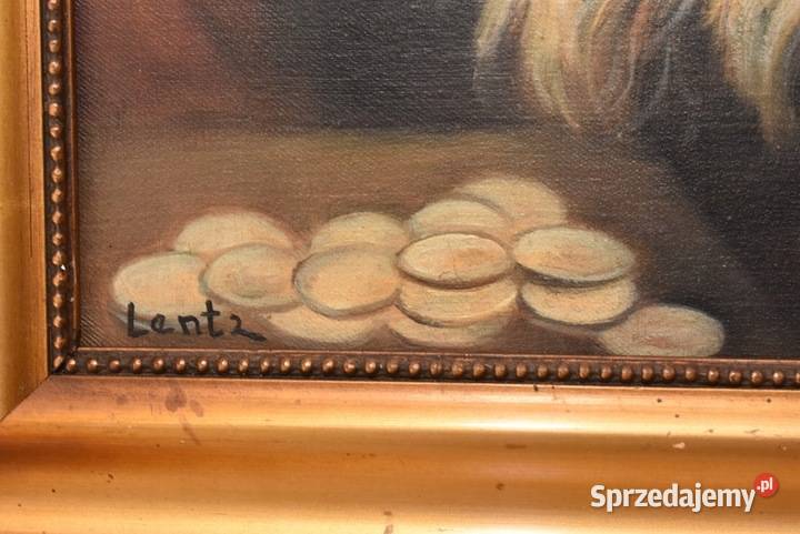 Lentz Żyd Liczący Pieniądze Obraz Symbolizujący sprzedam