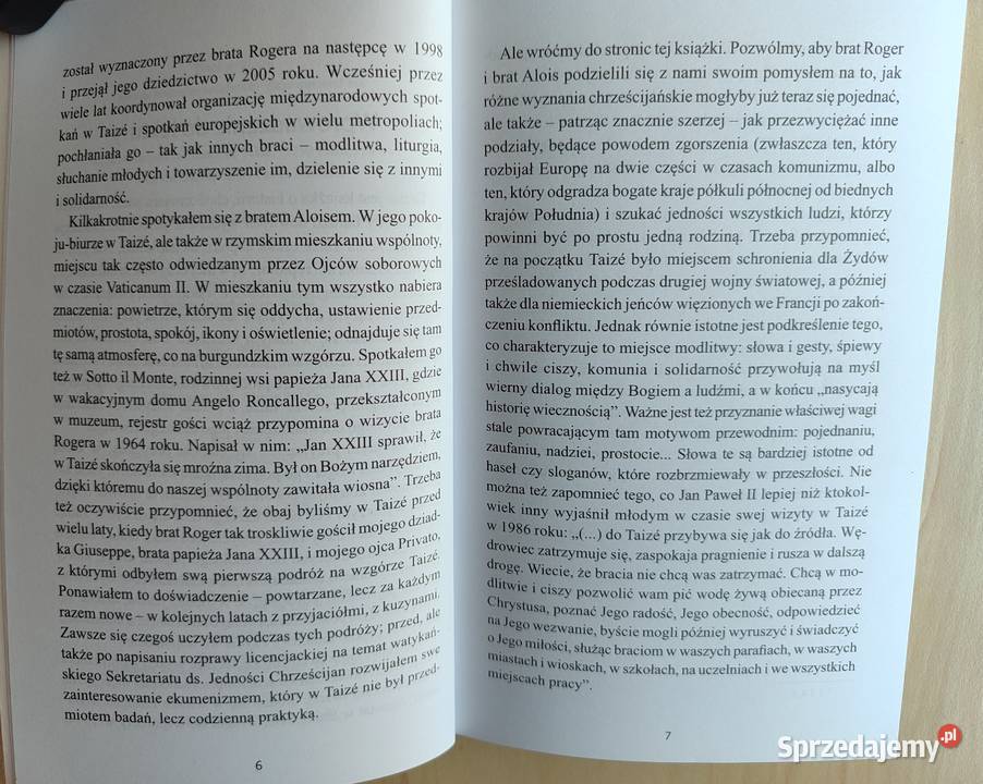 Nowe więzi solidarności Taize dzisiaj Brat Alois Rok wydania 2015