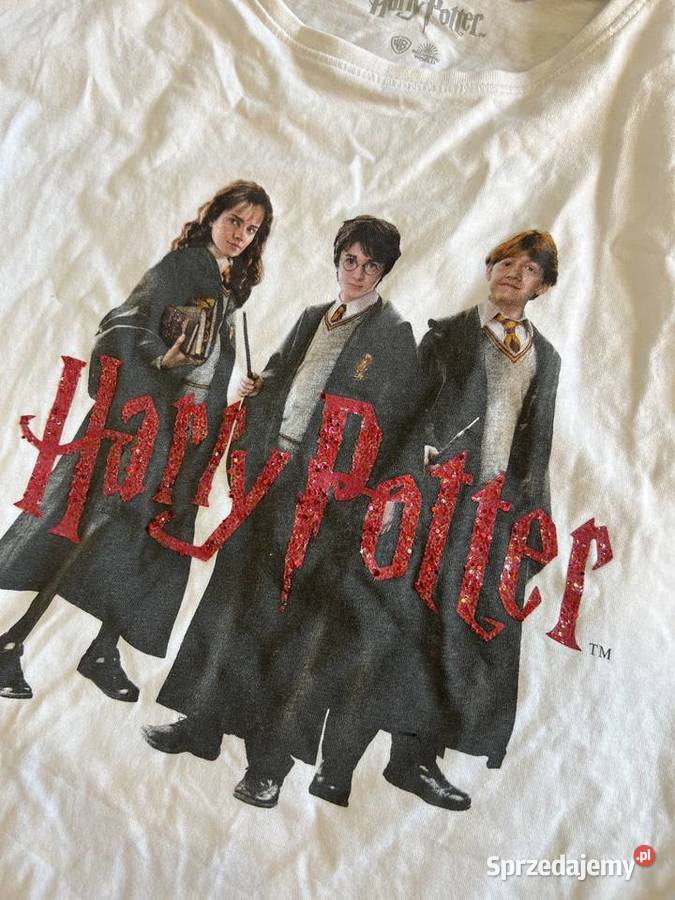 Tshirt koszulka z krótkim rękawem z Harrego czerwony Bluzki, koszulki i kaftaniki Jasło