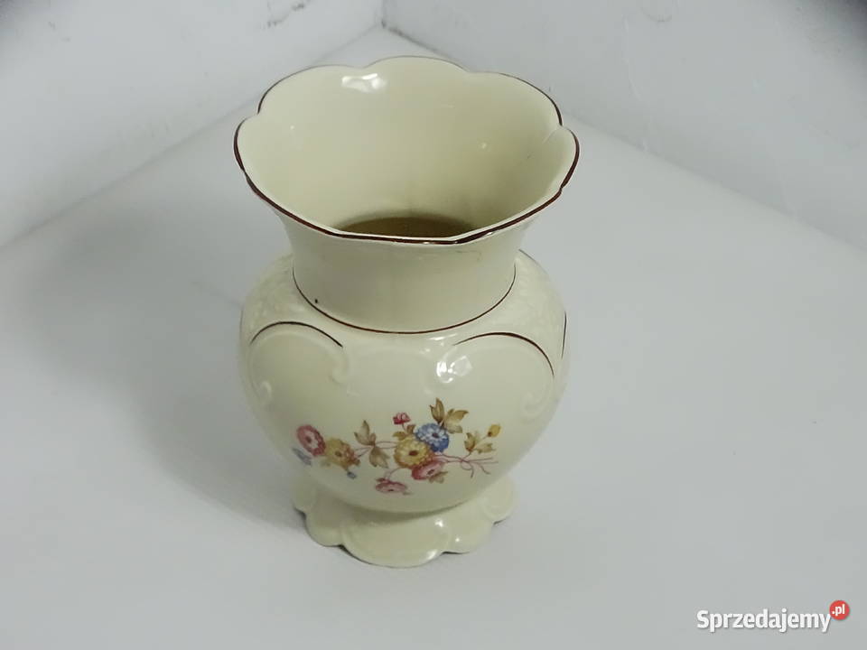 Stary wazon porcelanowy Bareuther Bavaria kwiaty Biłgoraj
