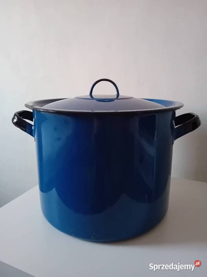 Garnek emaliowany duży do bigosu Warszawa sprzedam