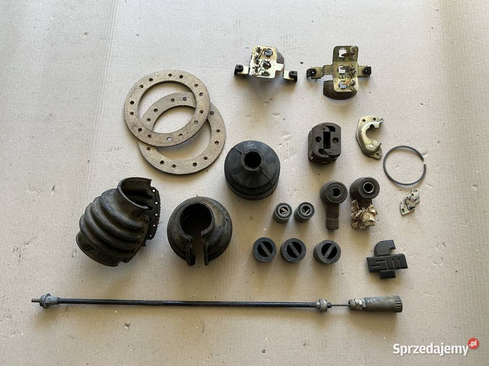 Zestaw nowych i używanych części do samochodu