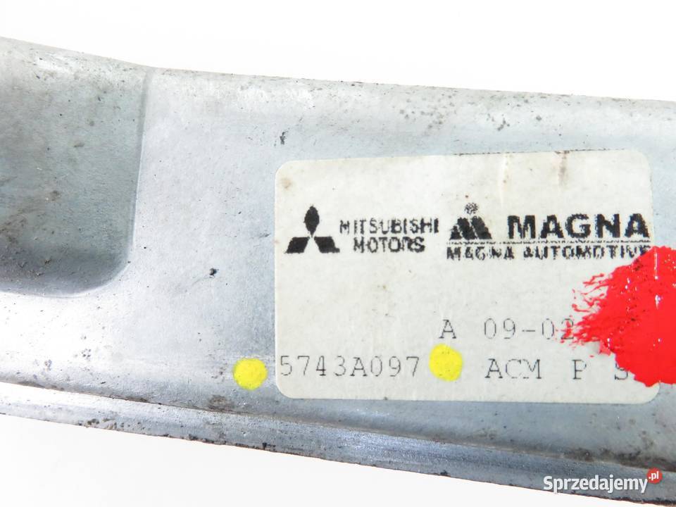 PODNOŚNIK SZYBY LEWY TYLNY COLT VI 5743A097