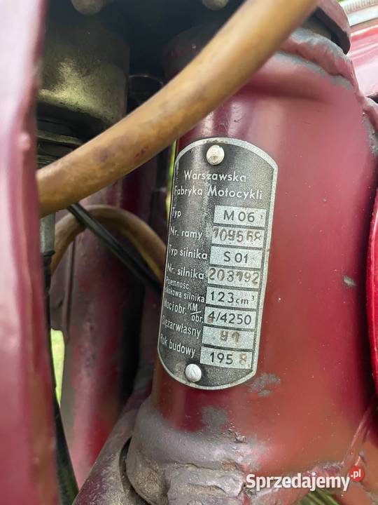 Wfm M06 1958 oryginalna Sprawna Nie shl komar Łazy sprzedam
