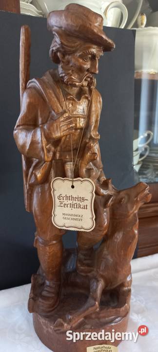 Figura myśliwego rzeźba myśliwy jeleń nowa sprzedam