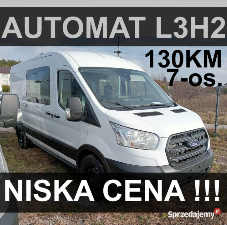 Ford Transit Automat 130 L3H2 7os 130 Super bluetooth Szczecinek sprzedam