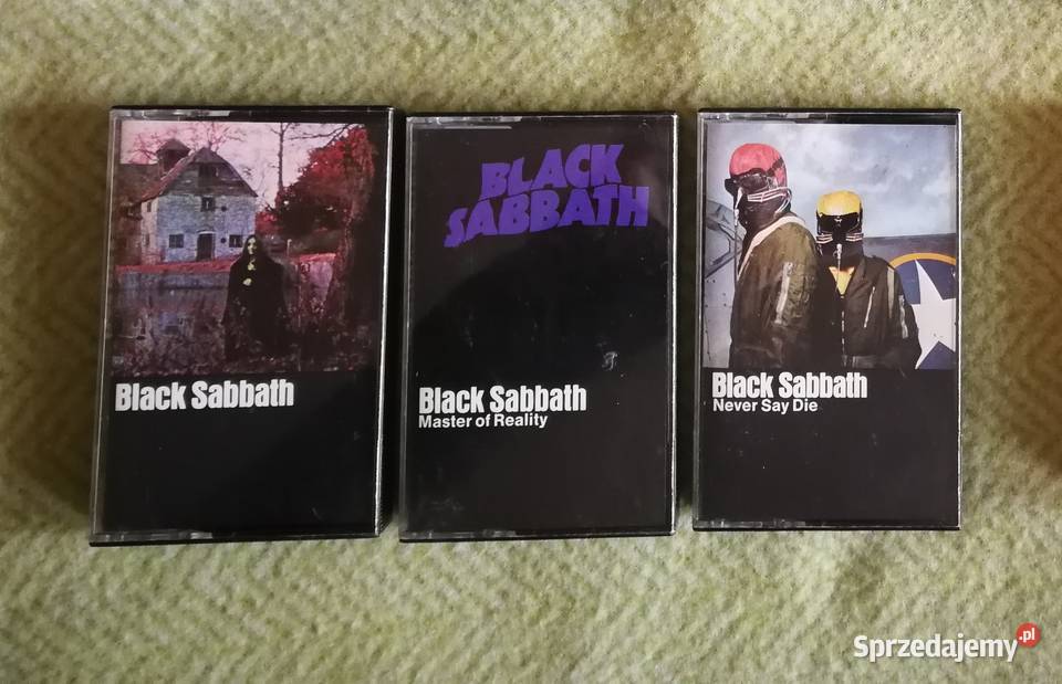 Zestaw 3 kaset Black Sabbath USA Warner Bros zachodniopomorskie Szczecin