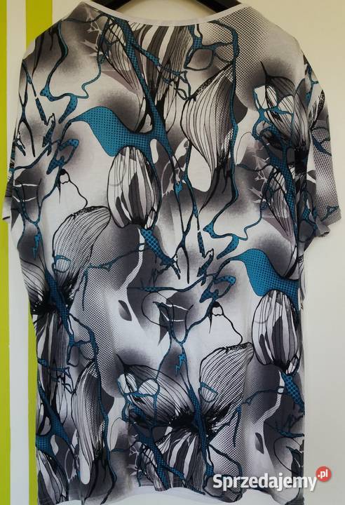 XL48 Bluzka z wstawką Butik produkt polski krótki Gliwice