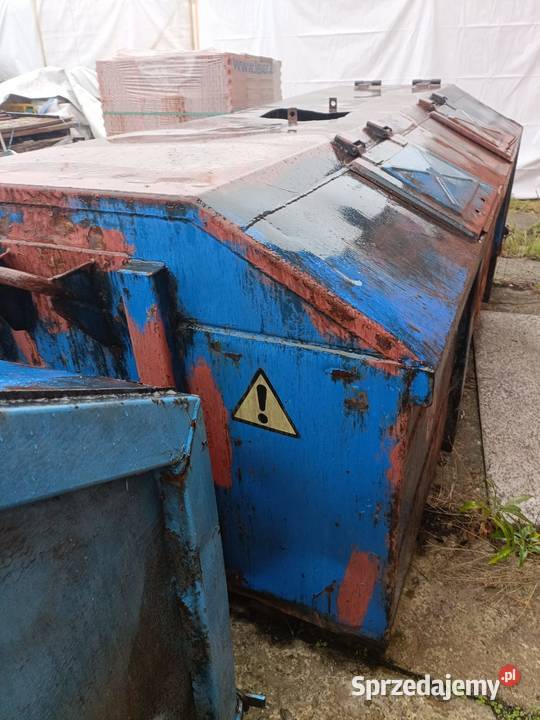 Kontener stalowy KP7 na hakowca Tychy