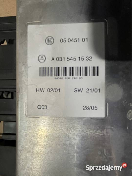 Moduł sam A0315451532 mercedes s w220 Układ elektryczny Szczecin