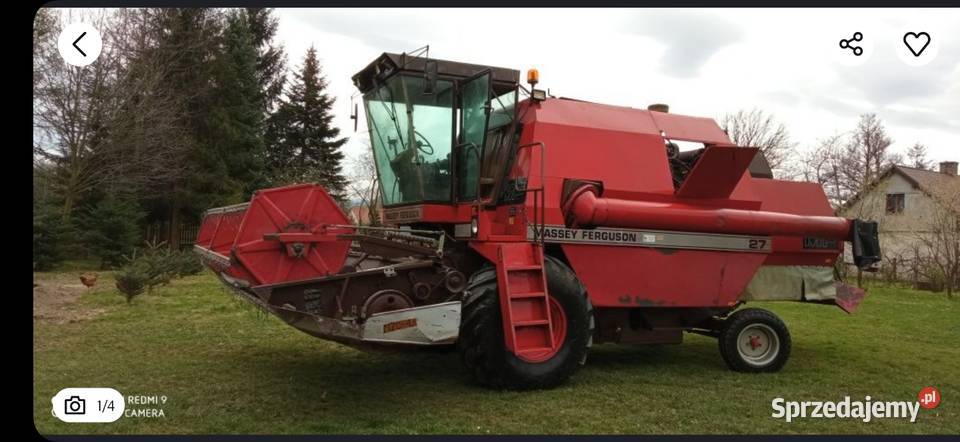 Kombajn zbożowy Massey Ferguson 27 małopolskie Tomice sprzedam