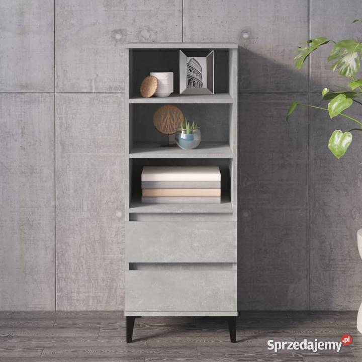 vidaXL Wysoka szafka szarość betonuSKU821248 Warszawa sprzedam