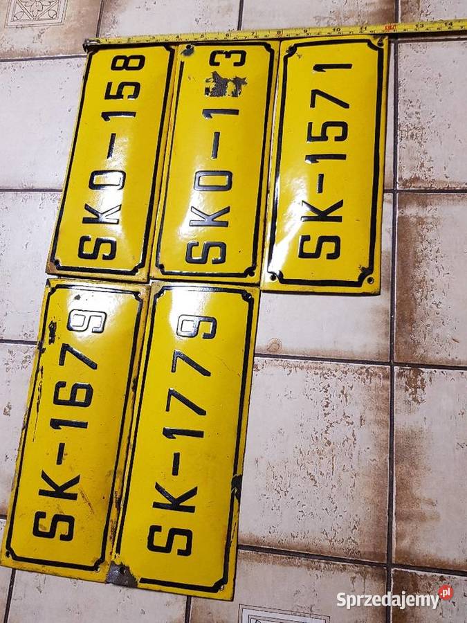 Tablica emaliowanaLata przedwojenneZ kolekcji Gorzów Wielkopolski