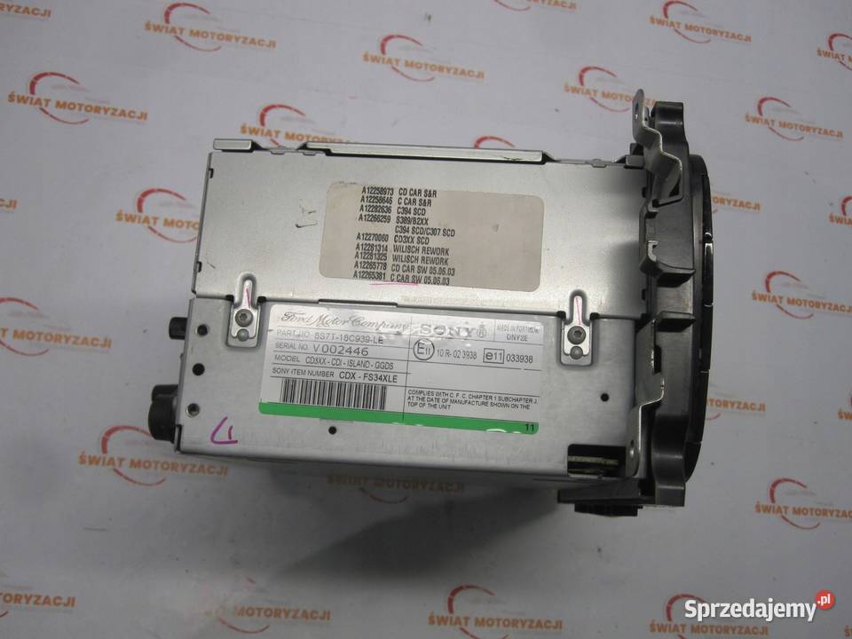 FORD S radio 8S7T180939LE VP6M2F180821AG Kielce