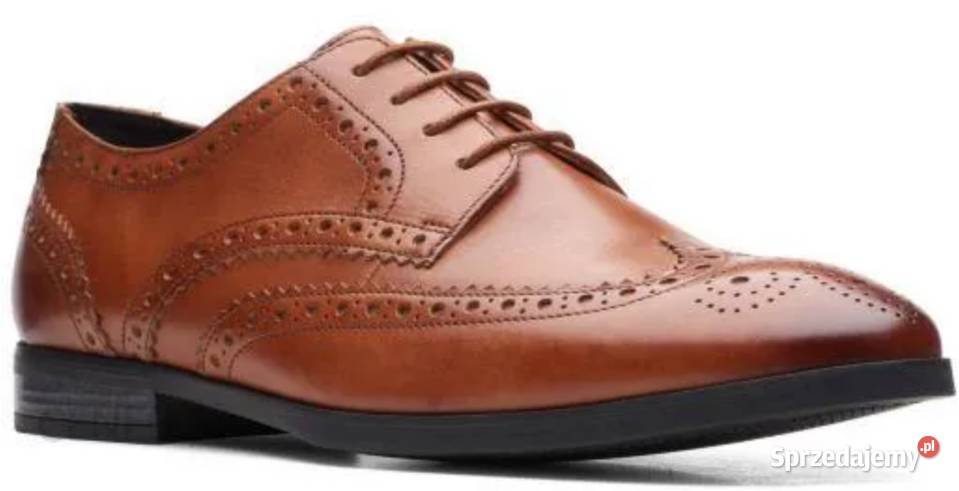 Clarks Bradish Limit tan leather Brogues 4041 Clarks Warszawa
