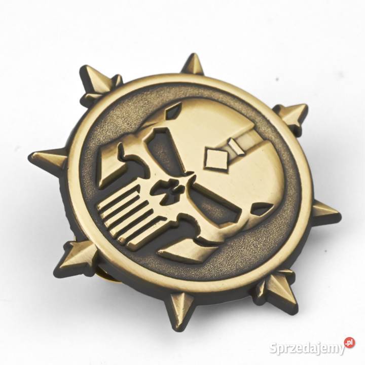 Chaos Marine 5 Metal Przypinka Warhammer 40k Szczecin