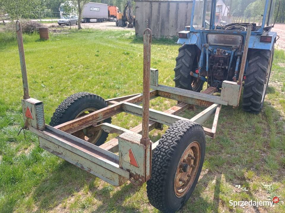 Przyczepa do transportu drewna leśna kłonicowa Końskowola