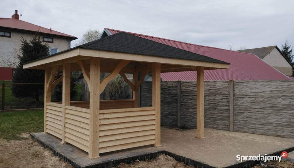 Altana wiata garaż taras meble ogrodowe Nowa Słupia