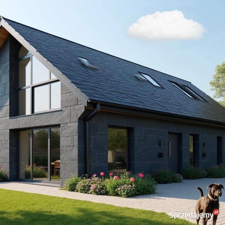 Płytki Łupek Black Slate naturalny 60x40x0912 Płytki uniwersalne Gdynia