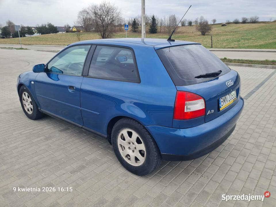 AUDI A3 ładna z gazem 2000r podlaskie Grajewo