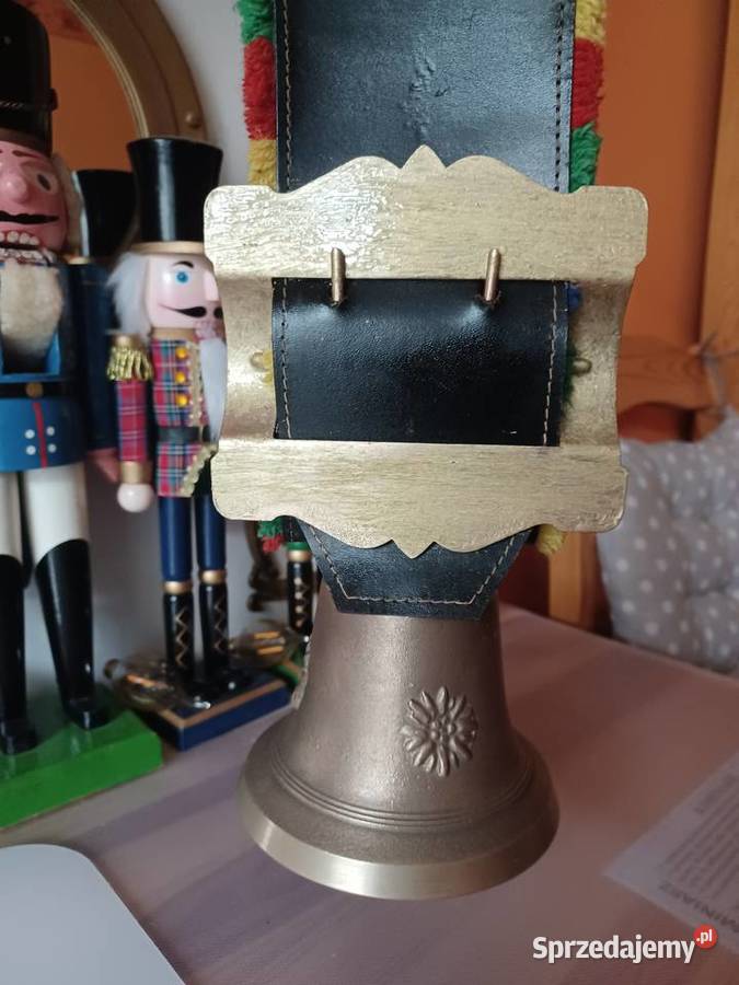 Krowiak Piękny mosiężny dzwonek Poznań sprzedam