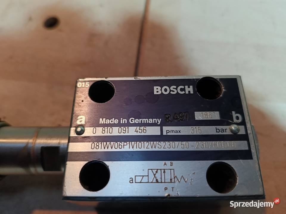 Elektrozawór hydrauliczny BOSCH 0810091456