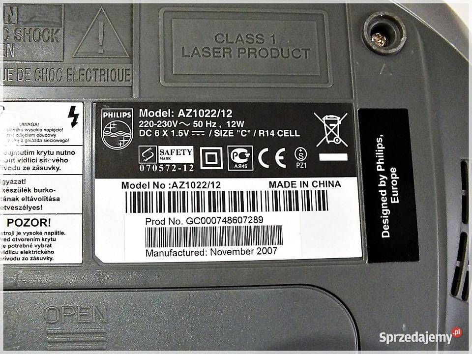 Boombox Philips AZ102212 Radioodtwarzacz lubuskie Żary