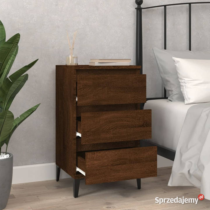 Szafka nocna brązowy dąb 40x35x70 materiał mazowieckie Warszawa sprzedam