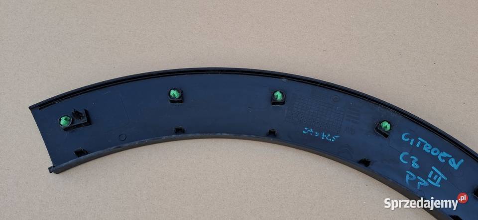 CITROEN C3 III LISTWA NAKŁADKA BŁOTNIKA PRAWY Bieleń sprzedam