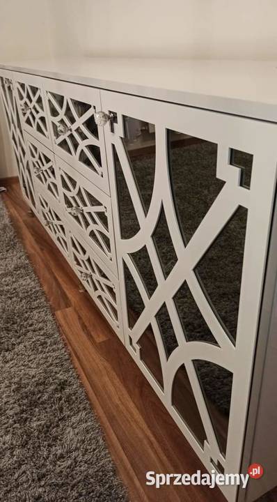 Komoda Glamour 220 ornamenty 6 szuflad nogi Nowy Sącz