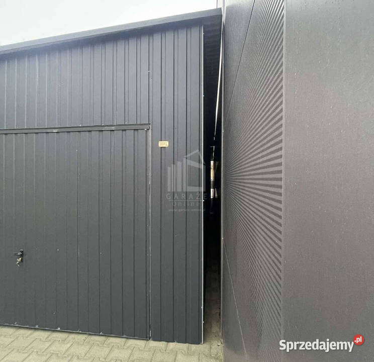 Garaż blaszany 45x10m 2x brama uchylna 2x drzwi Sprzedaż Kostrzyn nad Odrą