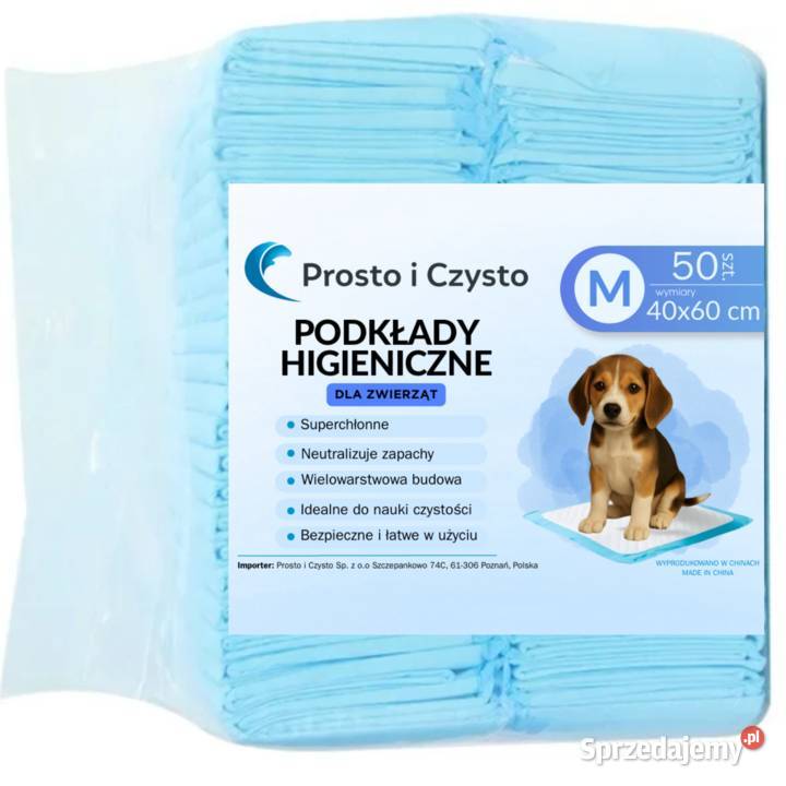 Podkłady higieniczne zwierząt pies kot rozmiar M Poznań