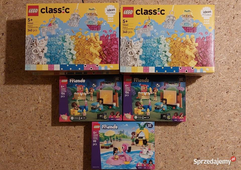 7 zestawów lego zachodniopomorskie Koszalin
