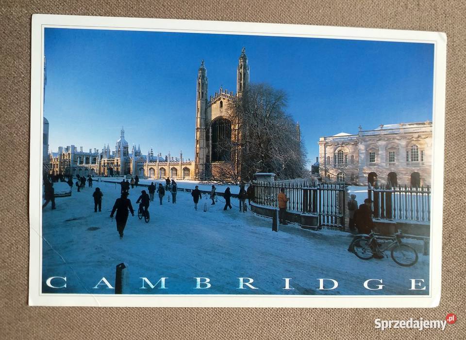 CAMBRIDGE WIDOK NA ULICĘ I ZABUDOWANIA Pocztówki i karty telefoniczne Piszczac