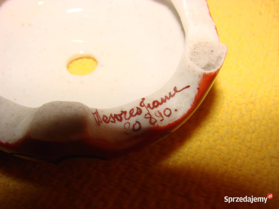 stara francuska lampka nocna sygnowana Porcelana i szkło Porcelana i szkło pomorskie Pruszcz Gdański