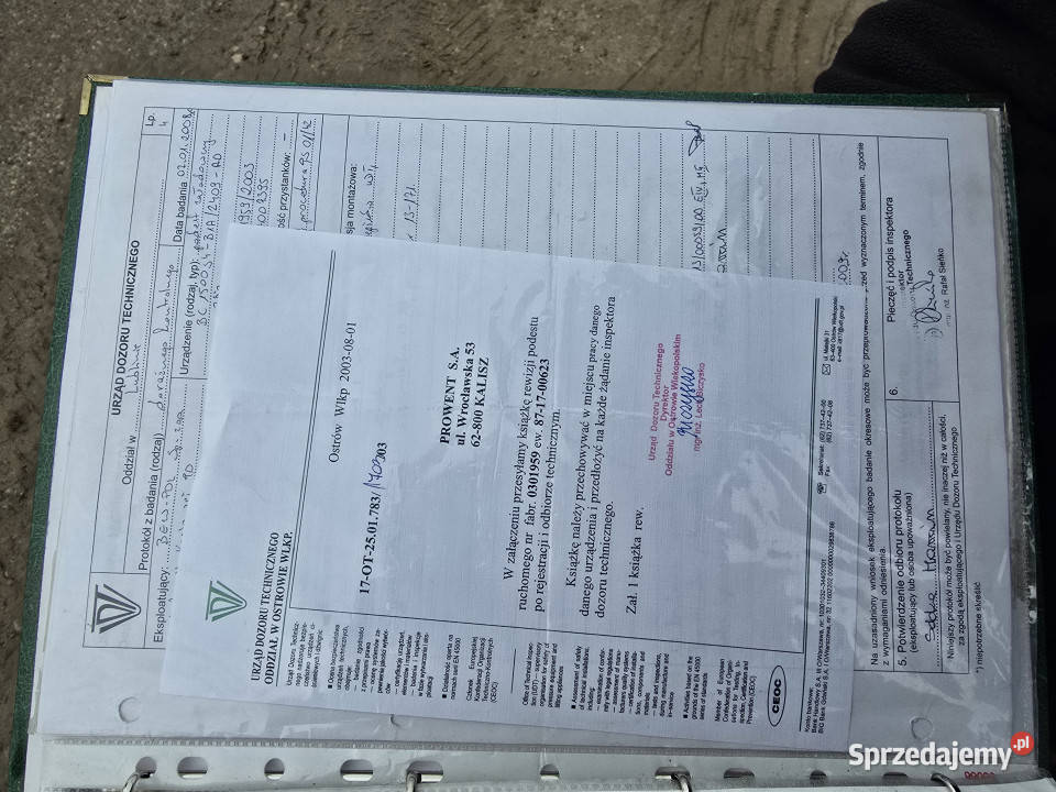 Winda hydrauliczna do samochodu kontenerowego