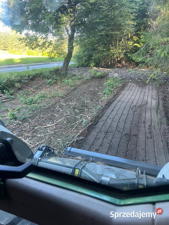 Mulczer wgłębny czyszczenie działek mulczowanie Kraków prace ogrodowe