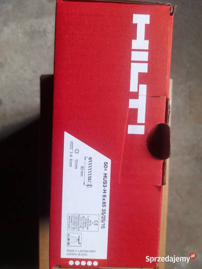 Kołki rozporowe hilti metalowe do betonu fi Puławy