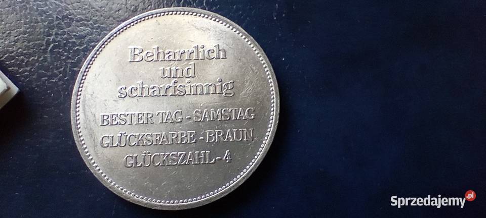 Stare monety Medal Koziorożec Niemcy Numizmatyka Lesko