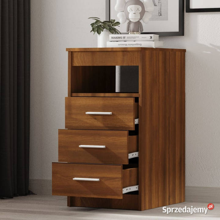 Komoda brązowy dąb 40x50x76 materiał Warszawa