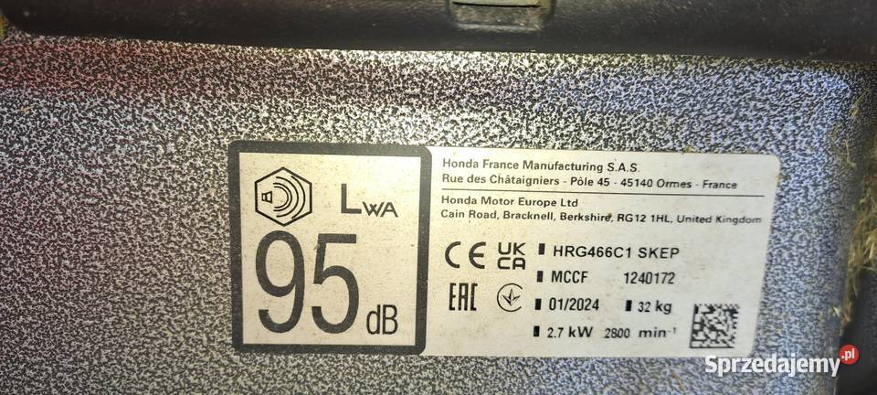 kosiarka Honda HRG 466 SKEP z napędem Łomianki