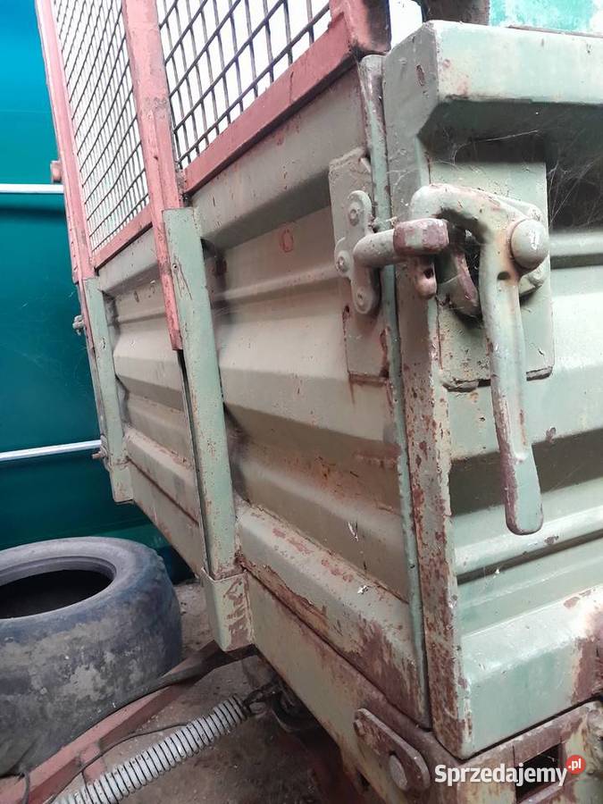 Rozrzutnik 8 tonowy przyczepa do kukurydzy nieuszkodzony Przyczepy rolnicze podlaskie Zimna