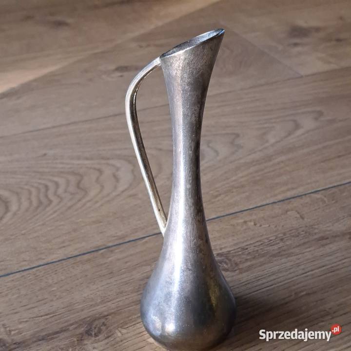 Wyjątkowa Metalowy dzbanekwazon vintage 18