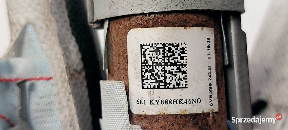 KURTYNA PRAWA SKODA FABIA III 6V0880742B kujawsko-pomorskie Lipno