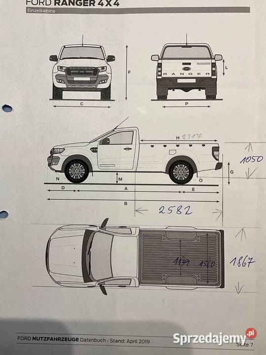 Paka Zabudowa Bagażnik Skrzynia Ładunkowa Ford Bagażniki sprzedam