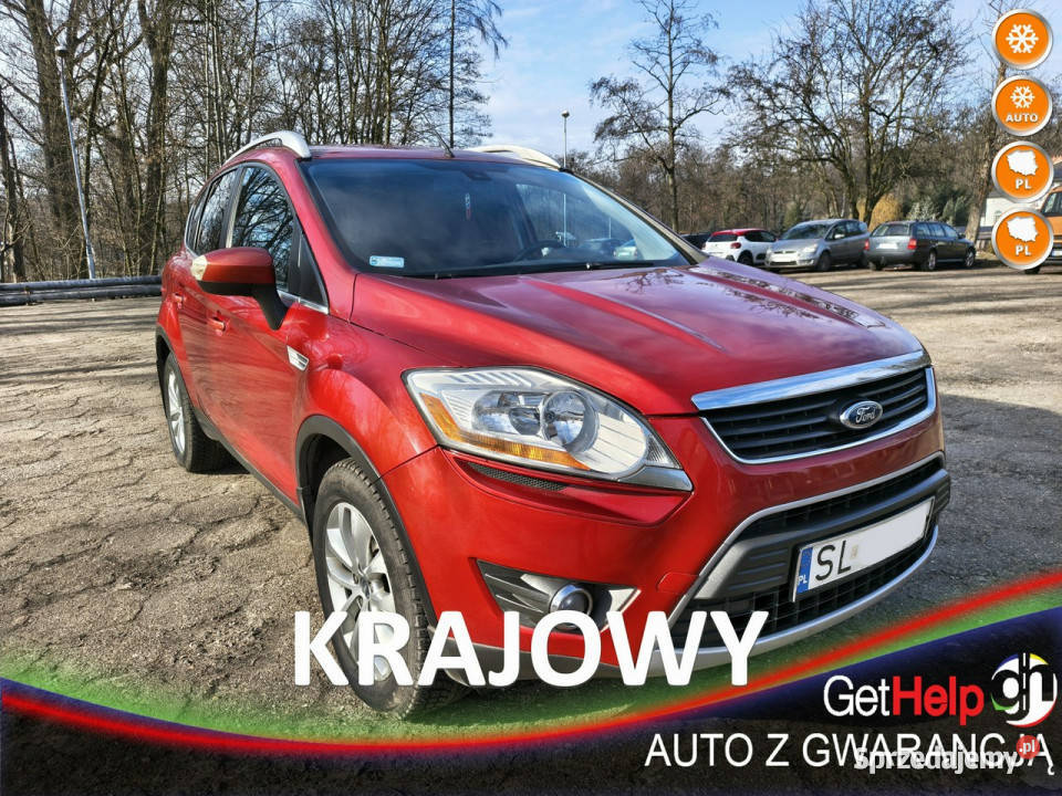 Ford Kuga 4x4 Klimatronic 2strefy Tempomat wielofunkcyjna kierownica Ruda Śląska