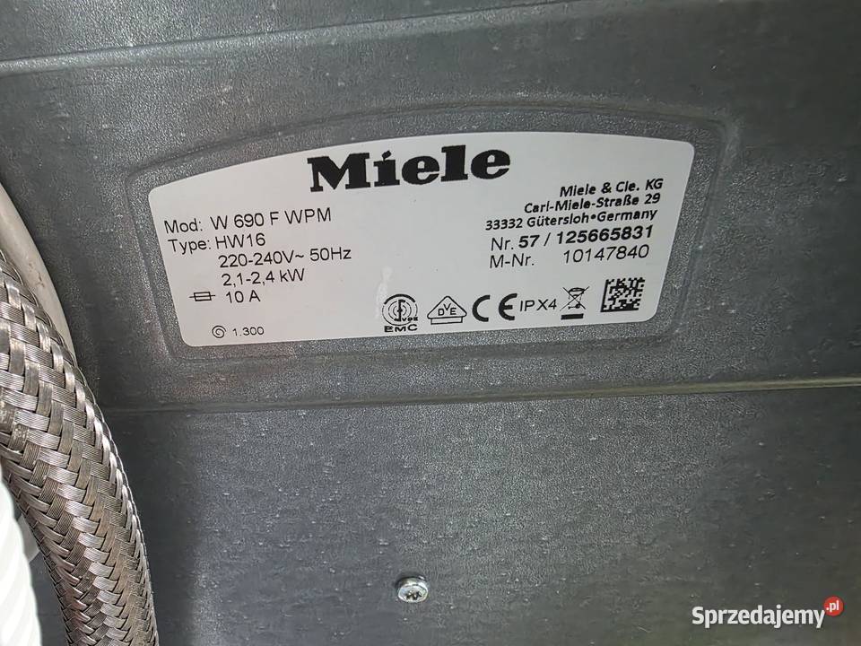 Pralka ładowana góry Miele Softtronic W 690 F wolnostojące Wrocław sprzedam