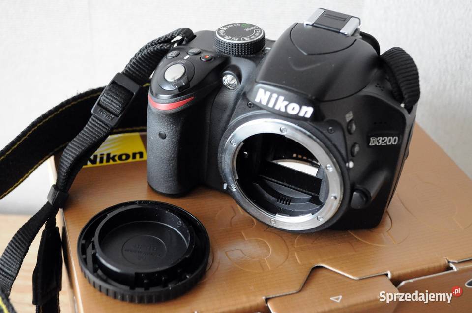 Lustrzanka Nikon D3200 24Mpx stan idealny prz6k Aparaty Gliwice