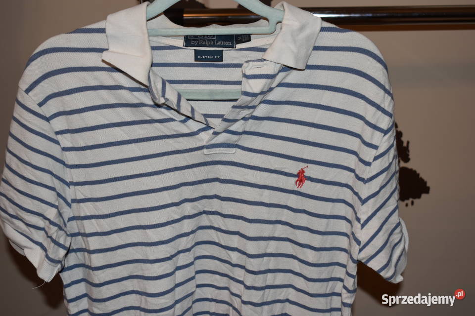 Elegancka Koszulka Polo Ralph Lauren w Granatowe Stargard
